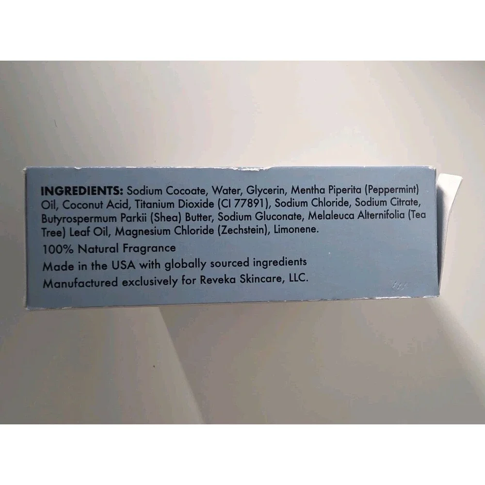 Reveka Magnesium Soap Bar Peppermint Tea Tree 7oz.